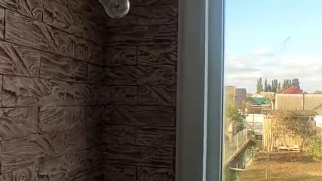оформление балкона из гипсового кирпича смотреть онлайн