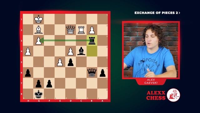 The art of exchange. When is the best time to trade chess pieces #Chess with @ALEXXCHESS_2021 смотреть онлайн