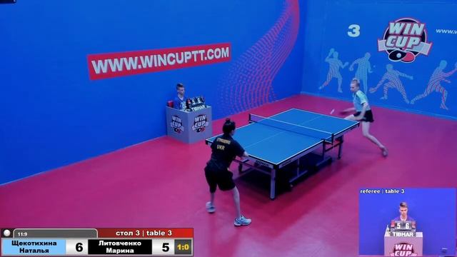 Щекотихина Наталья 3-0 Литовченко Марина Восток 3 WIN CUP 08.07.2020 Прямой эфир Зал 3 смотреть онлайн