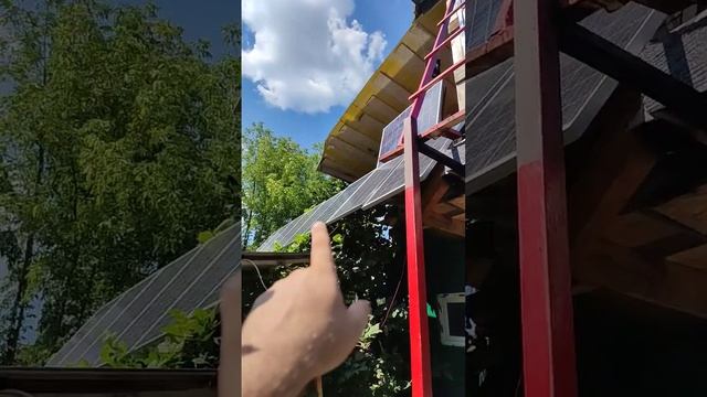 каркас под Солнечные Панели готов и какие минусы обнаружены смотреть онлайн