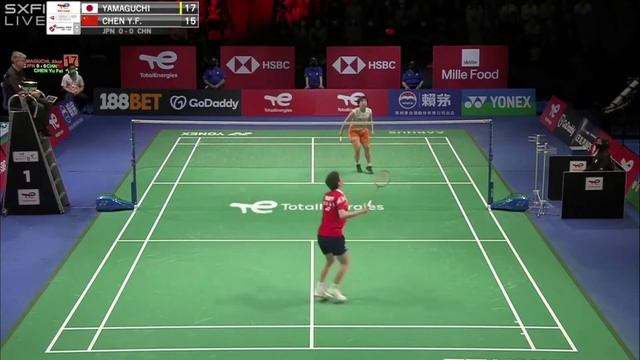 Badminton Akane Yamaguchi vs Chen Yu Fei | Final Uber Cup 2020 смотреть онлайн