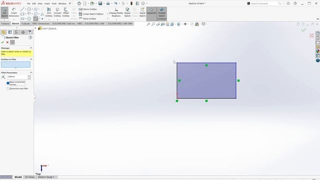 Mastering SolidWorks: Adding Fillets to Your Sketch - Step-by-Step Tutorial смотреть онлайн