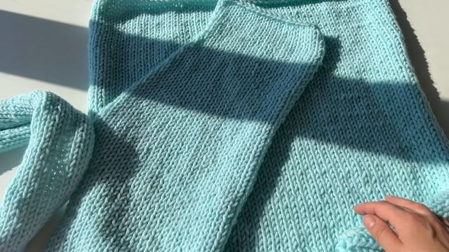 Кардиган спицами для начинающих! Очень легко вязать 💘 #knittingtutorials #knitting #knittingpattern