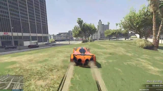 GTA 5 HSW Zeitrennen Time Trial: East Vinewood - Best Route Guide - PC Version ;) смотреть онлайн