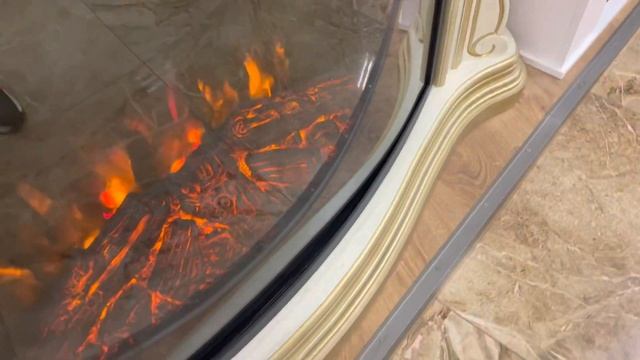 Каминокомплект Barcelona с очагом Firespace 33 S IR от Real Flame смотреть онлайн