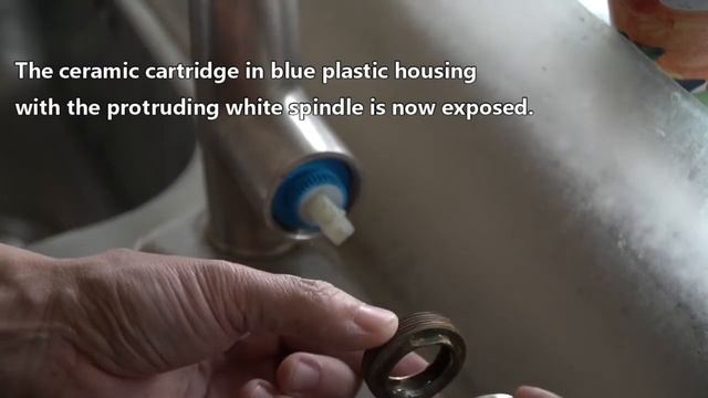 How to fix a leak on a monobloc kitchen tap / faucet (ceramic cartridge replacement). смотреть онлайн