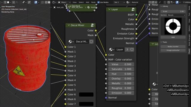 Fluent Materializer Addon in 4 min - blender - texture - texturing смотреть онлайн