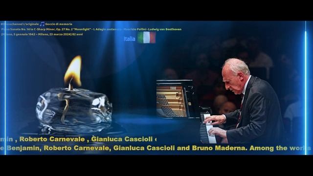 Piano Sonata No.14 C-Sharp Minor, Op. 27 No. 2 "Moonlight" -I.Adagio sostenuto·Maurizio Pollini · смотреть онлайн