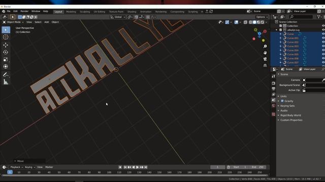 COMO EXPORTAR SUA LOGO DO ILLUSTRATOR PARA O BLENDER 2.82 смотреть онлайн