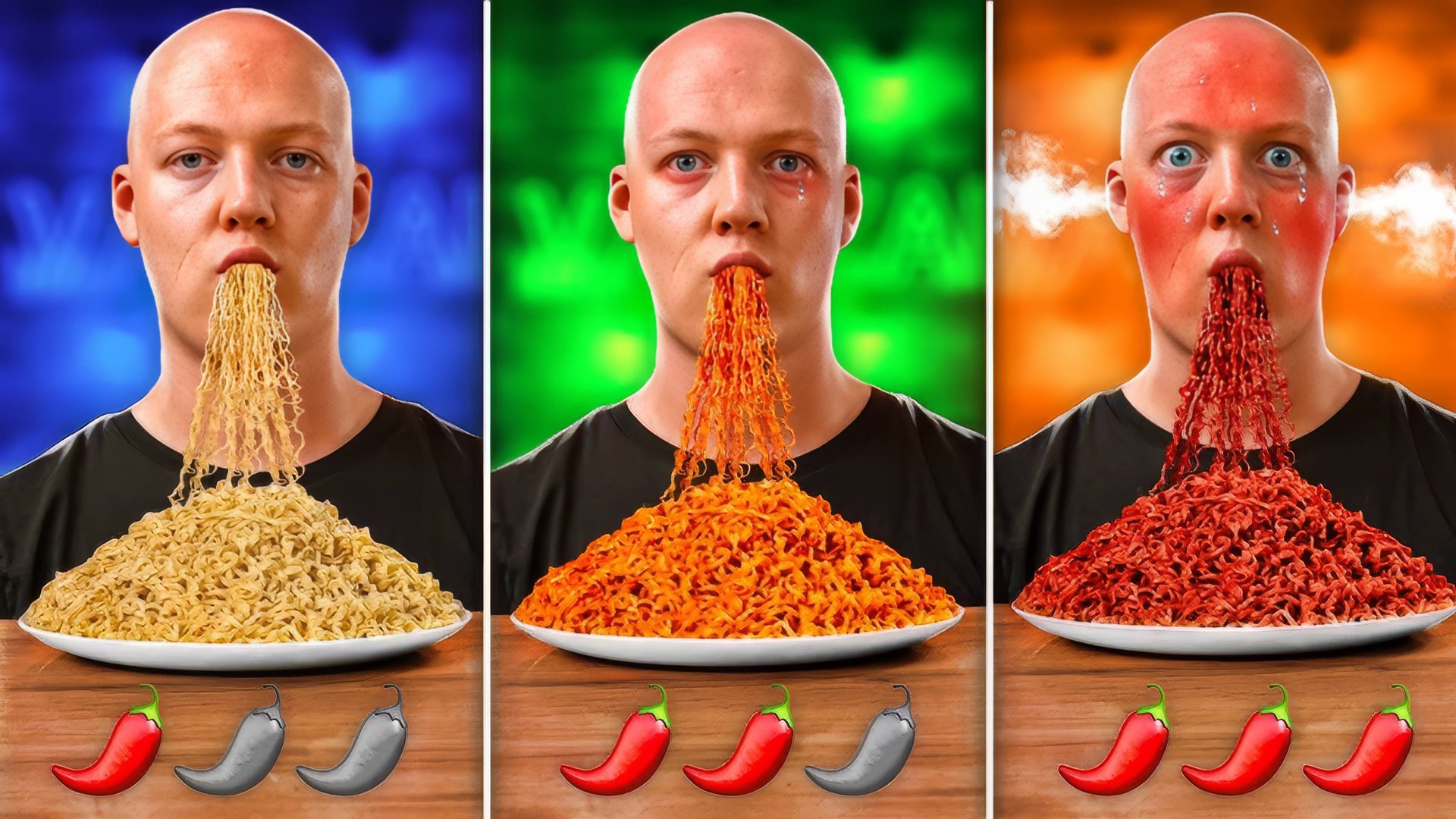 ОСТРАЯ vs ОСТРЕЕ vs САМАЯ ОСТРАЯ ЛАПША БЫСТРОГО ПРИГОТОВЛЕНИЯ ВАНЗАЙ vanzai смотреть онлайн