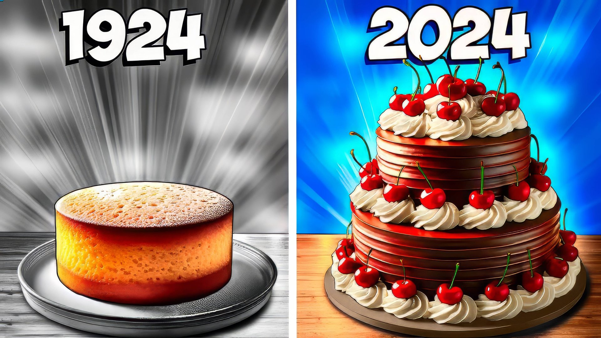 ТОРТ СЕЙЧАС vs 100 ЛЕТ НАЗАД ВАНЗАЙ vanzai смотреть онлайн