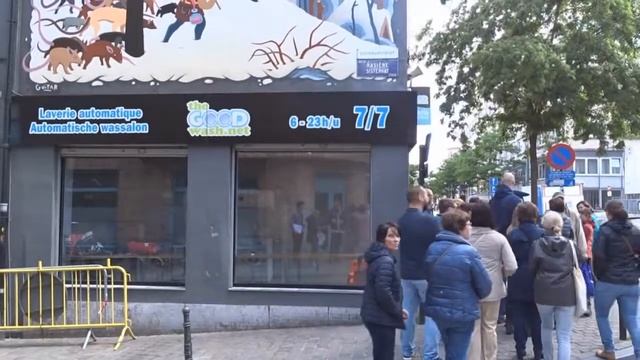 Проект "Bruegel meets street art" в Брюсселе смотреть онлайн