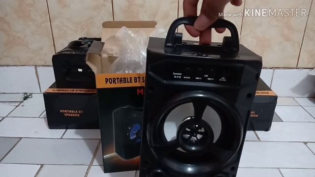 Speaker bluetooth Portabel BT Speaker M-418 смотреть онлайн