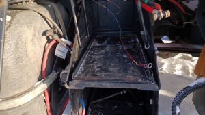 КамАЗ 4308. выключатель массы. переносим, избавляемся от утечек тока. проверка заряда аккумулятора.