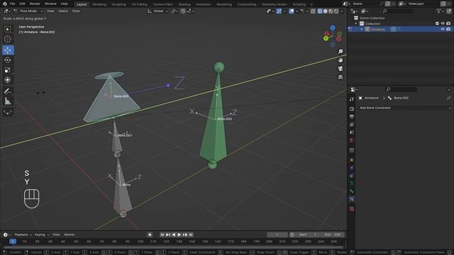 Copy Scale Bone Constraint Blender смотреть онлайн