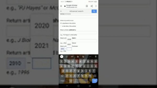 Smart search in Google Scholar -Malayalam