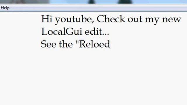 Roblox: Minor edit too Local Gui script. смотреть онлайн