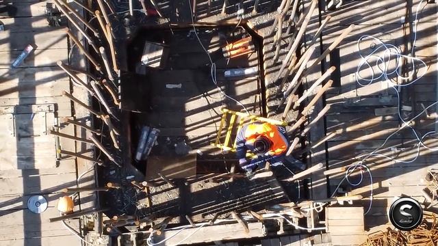 Новый вантовый мост Строящийся Мост Запорожье. Детальный обзор работ на мосту. Аэросъемка