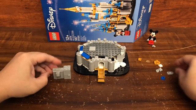 LEGO Disney 40478 Mini Disney Castle Time-lapse Speed Build Walt Disney World 50th Anniversary смотреть онлайн