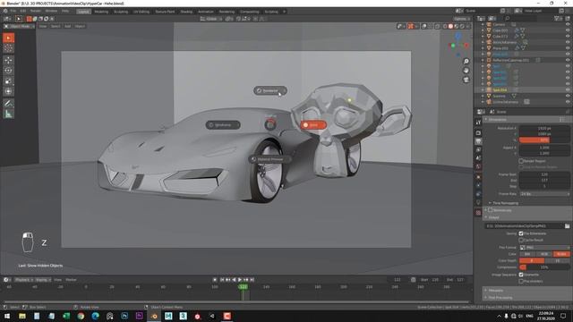 Blenderda Kamera bilan ishlash. Kameraning asosiy parametrlari. смотреть онлайн
