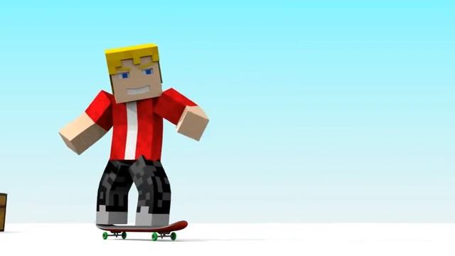 Minecraft - Skateboard Animation (H.G Animations) смотреть онлайн