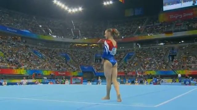 Ekaterina Kramarenko FX 2008 Olympic QF смотреть онлайн