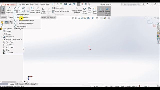 #8 | Introduction to RECTANGLE Tool | Sketching in SolidWorks | SolidWorks Tutorial Series | смотреть онлайн