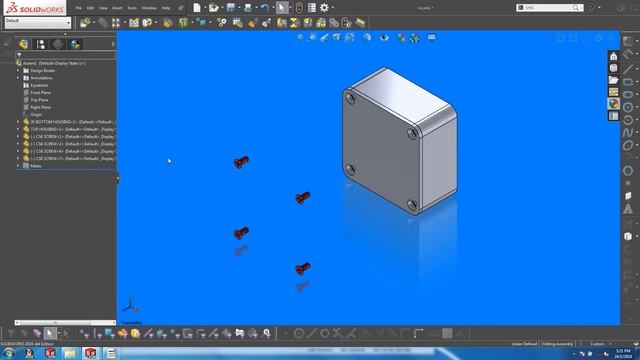 Solidworks - Edit Explode смотреть онлайн