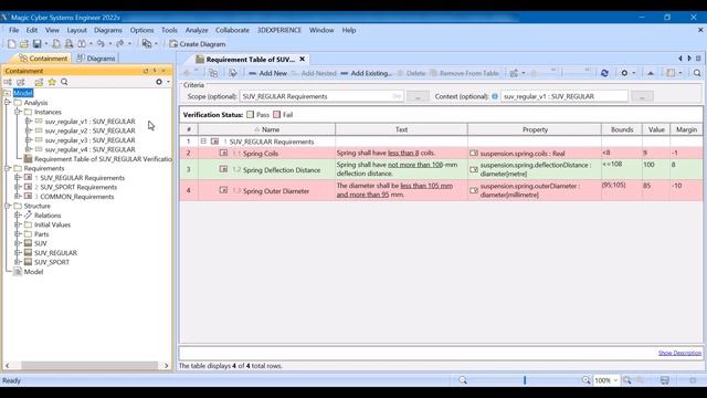 Requirements Verification in Instance Tables | Available from 2022x Refresh1 смотреть онлайн