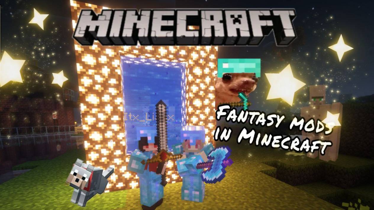 Cтала сиреной в манйкрафте. Играем с подругой