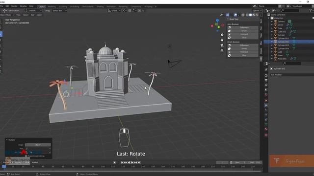 HOW I MADE MOSQUE / MASJID - BLENDER MODELING 2.93 | EEVEE RENDER смотреть онлайн
