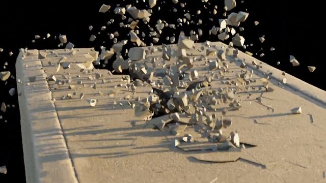 Sidewalk Destruction. RBDLab for Blender. смотреть онлайн