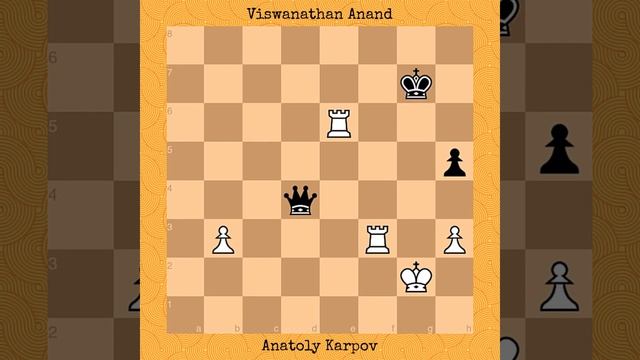 Karpov Vs Anand | FIDE World Championship Match, 1998 #chess #chessgame