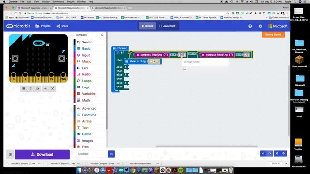 How to code Micro:bits to Make a Compass смотреть онлайн