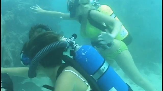 Tracie And Hope Scuba Diving