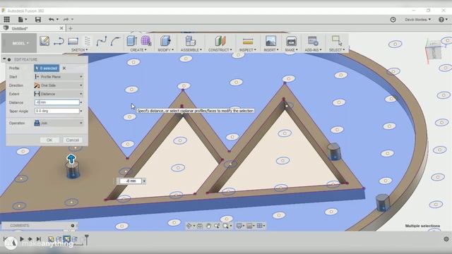 3D Printed Pegboard Logo in Fusion 360 смотреть онлайн
