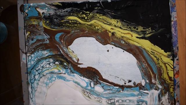 Acrylic Swipe with A Palette Knife | DecoArt Pouring Medium | Fluid Painting | Jasvir Kambo смотреть онлайн