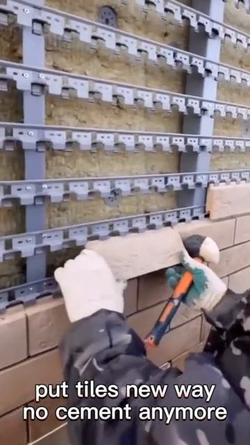 put tiles new way no cement anymore#shorts#cement#worker#brick#tiles смотреть онлайн