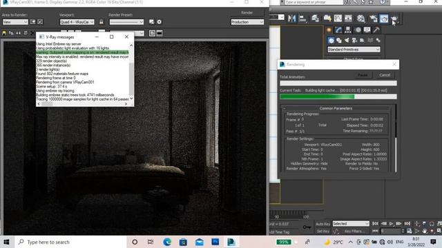 3DS MAX BED ROOM INTERIOR DESIGN TUTORIAL VIDEO LIGHTING RENDER SETTING.. смотреть онлайн