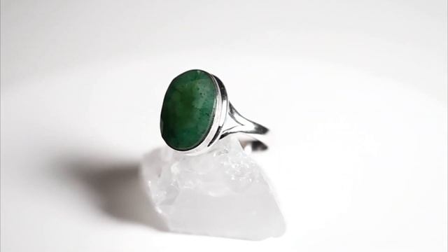 Изумруд серебряное кольцо, 3254КЦИ смотреть онлайн