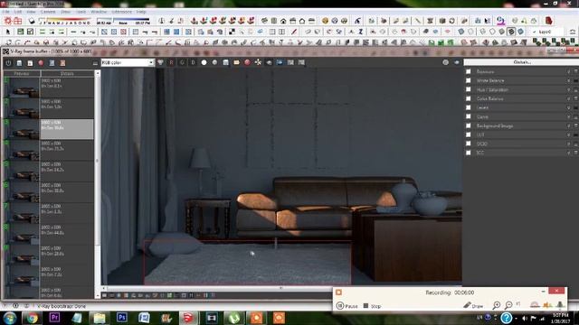 Edit material Vray sketchup (interior) смотреть онлайн