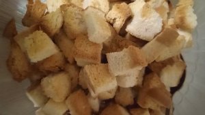 Гренки из батона для супа! 🍞