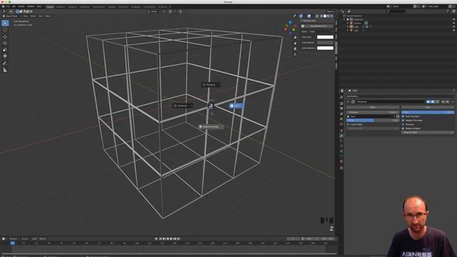 Blender 2.8 Modifier - 08 - WireFrame смотреть онлайн