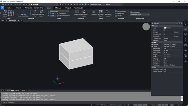 BricsCAD How To Slice Tutorial смотреть онлайн