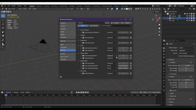 Blender Quick Tips 1 Get back the Insert Keyframe Menu in Blender 4.1 смотреть онлайн