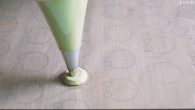 🌿 녹차 마카롱 만들기 Green Tea Macaron | 한세
