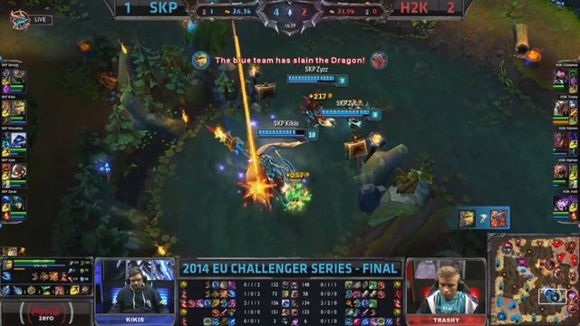 H2K vs SKP - 2014 EU CS Summer Finals G4 смотреть онлайн