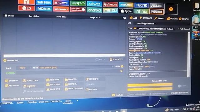 sparx neo 7 ultra frp bypass unlock tool | Protocol: Failed to handshake with device! @sbmobilepk смотреть онлайн