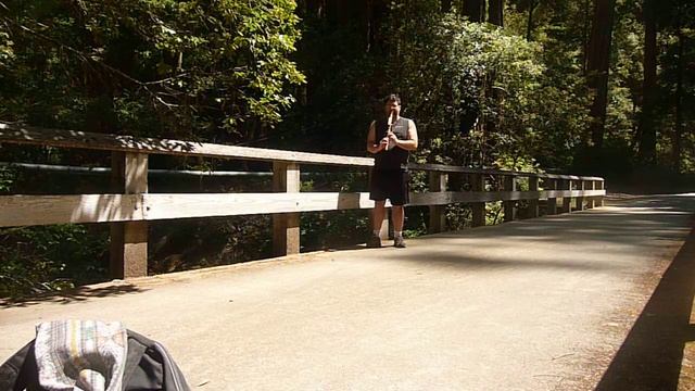 Me Playing my NAF at Opal Creek Bridge Big Basin State Park смотреть онлайн