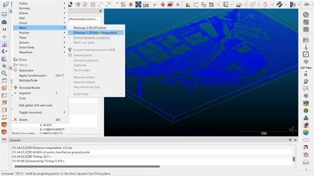 Modelling Topography from LiDAR: CloudCompare/ Rhino/ Grasshopper Land Kit смотреть онлайн